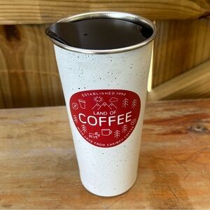 Caribou Coffee Land of Coffee 18oz 2017 Stainless Travel Tumbler with Lid